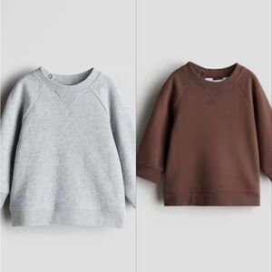 Bundle of 2 H&M Crewneck Sweatshirts - Size 18M